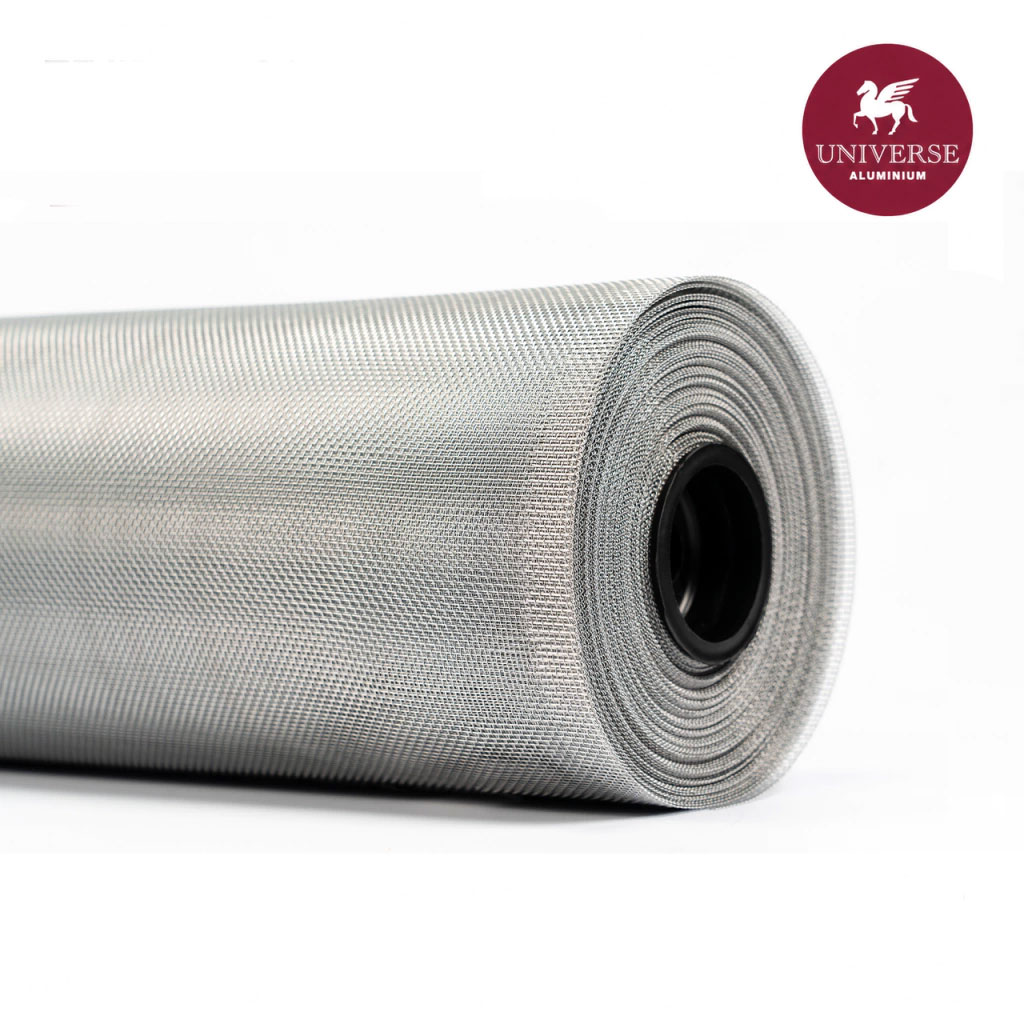 Rollo tejido mosquitero aluminio gris Universe - UNALUM S.A.